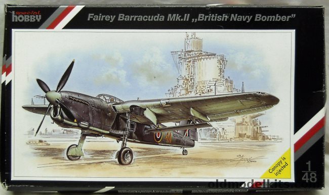 Special Hobby 1/48 Fairey Barracuda Mk.II - British Navy Bomber, SH48021 plastic model kit